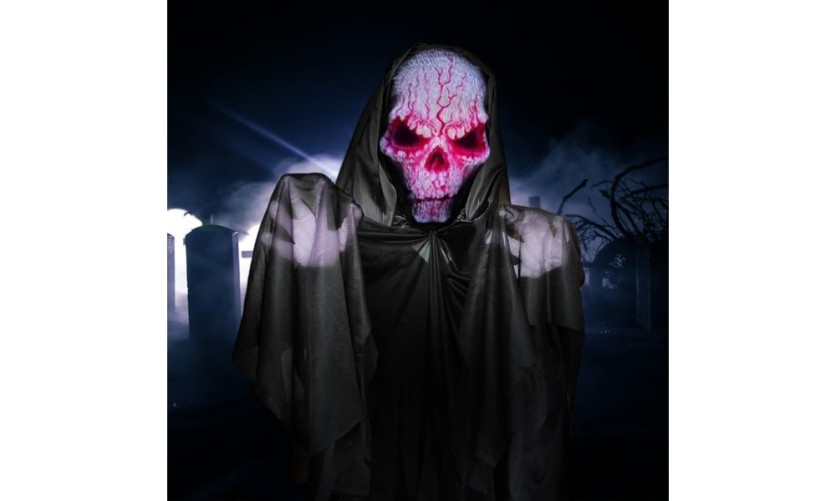 YOKUJITU 72" Hanging Faceless Ghost with Light-Up Effects